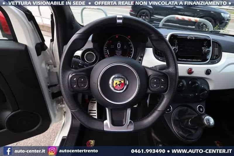 Abarth 595 1.4 T-Jet 145CV BIANCO PERLA 10/2018-photo-12
