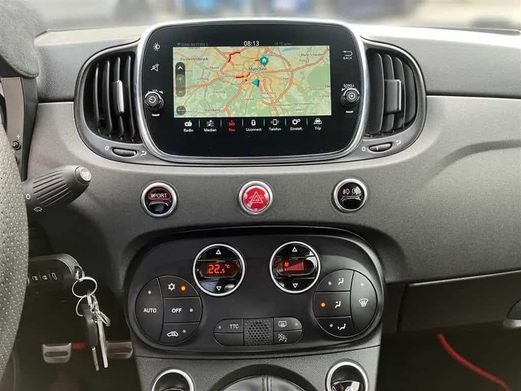 Abarth 595 Competizione 1.4 T Sabelt rote Gurte Navi Kl 11/2020-photo-13