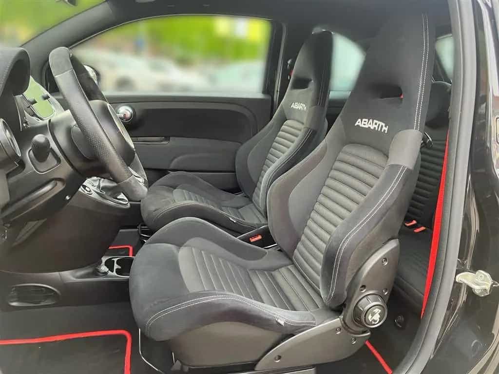 Abarth 595 Competizione 1.4 T Sabelt rote Gurte Navi Kl 11/2020-photo-9