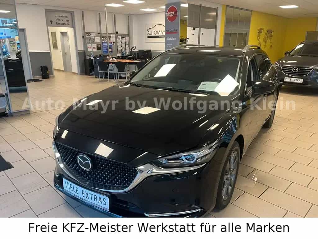 Mazda 6 2.5 Exclusive-Line, LED AHK BOSE Automatik USB 04/2023-photo-0