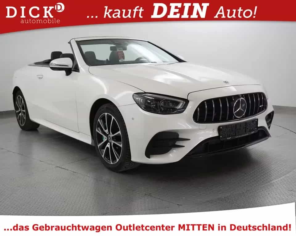 Mercedes-Benz E-Class Cabrio 4M 2X AMG Line MEMO+360+BURMES+WIDES 04/2021-photo-0