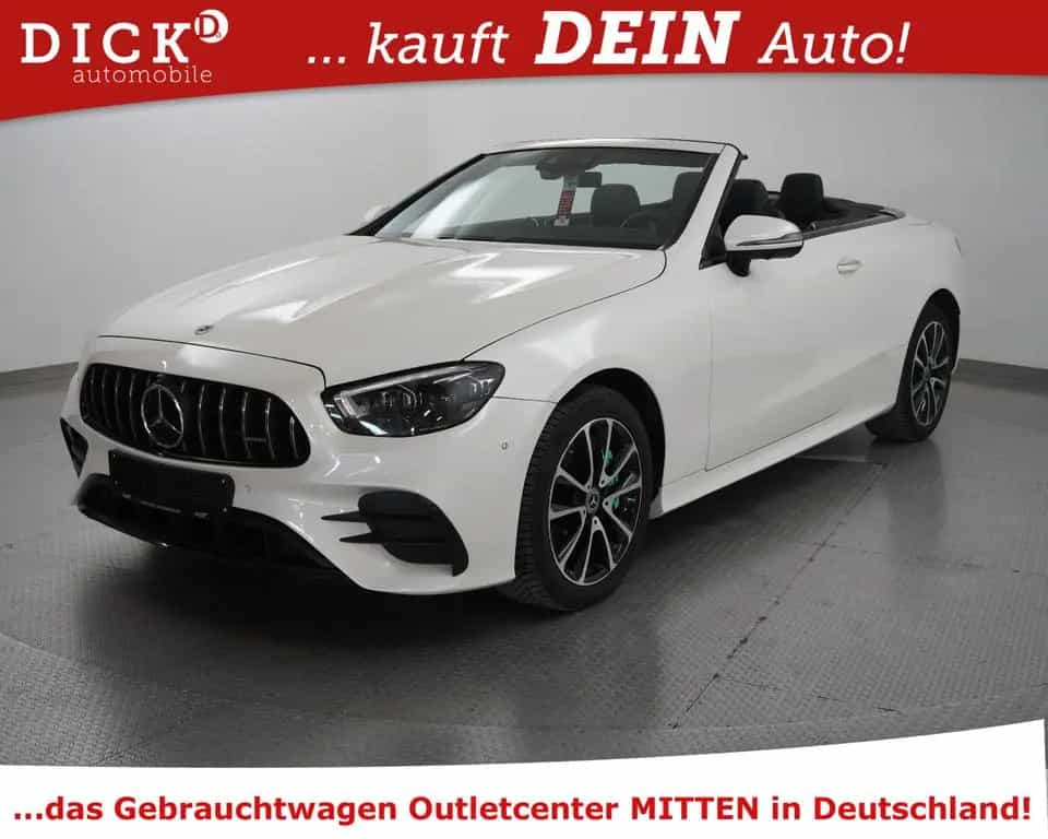 Mercedes-Benz E-Class Cabrio 4M 2X AMG Line MEMO+360+BURMES+WIDES 04/2021-photo-3