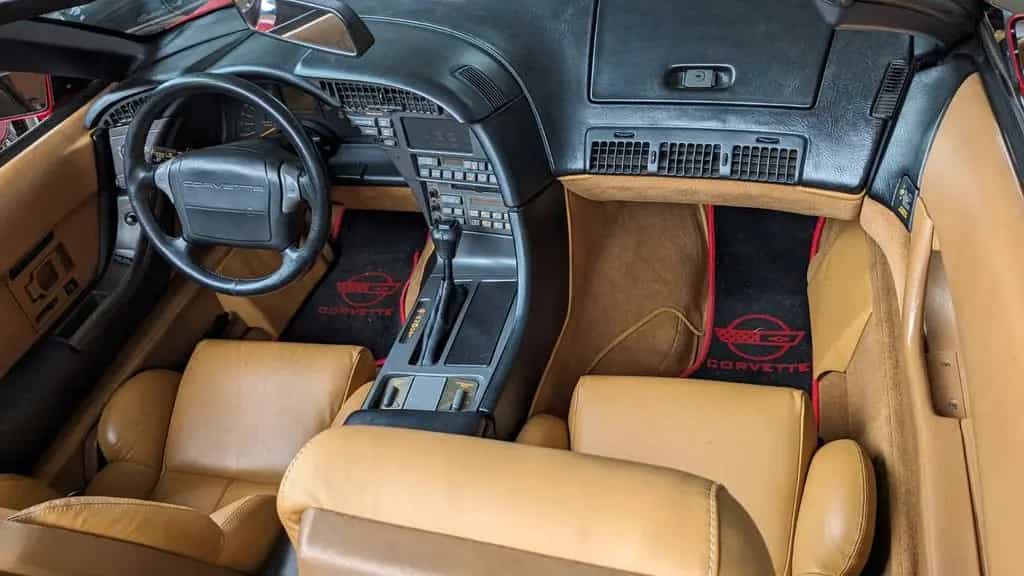 Corvette C4 Cabrio mit braunem Leder / H-Kennzeichen 06/1990-photo-14