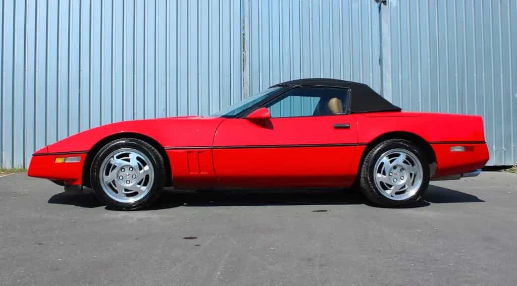 Corvette C4 Cabrio mit braunem Leder / H-Kennzeichen 06/1990-photo-2