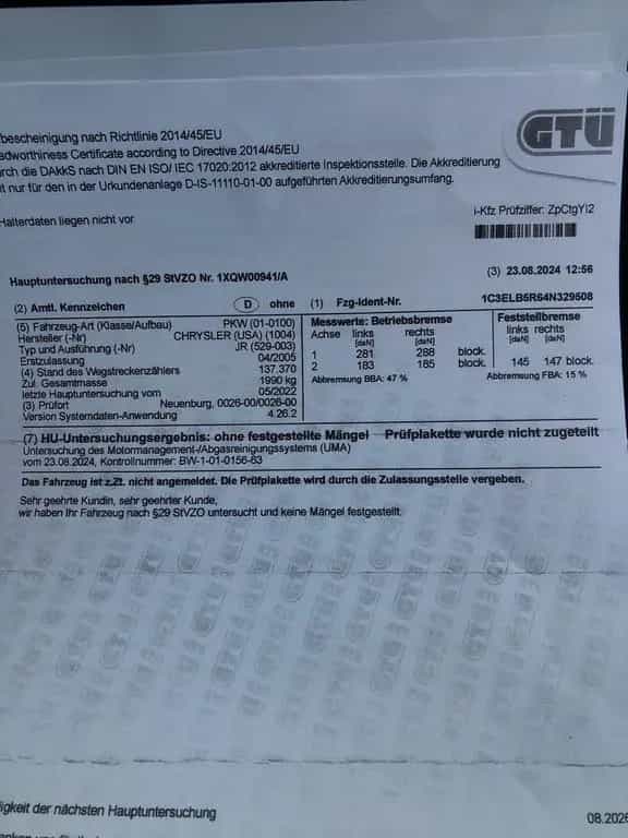 Chrysler Sebring Cabrio 2,7l V6 Benzin 138... 04/2005-photo-9