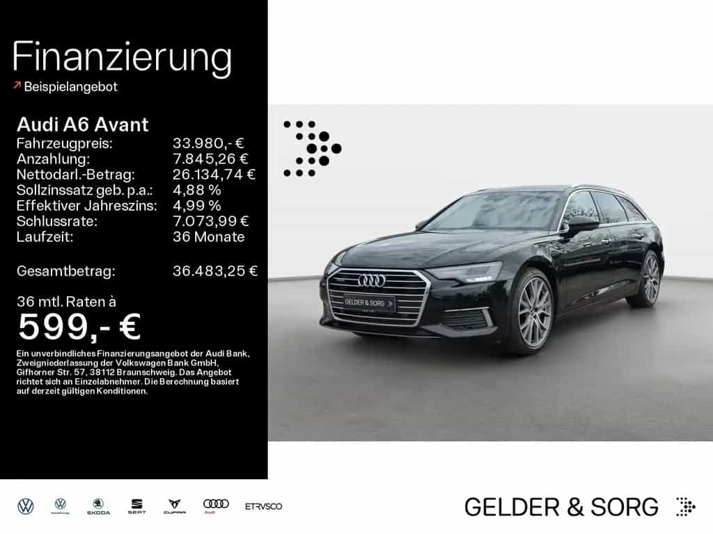 Audi A6 Avant 45 TDI qu.*Pano*Virtual*19"Alu*AHK*LED* 11/2019-photo-0