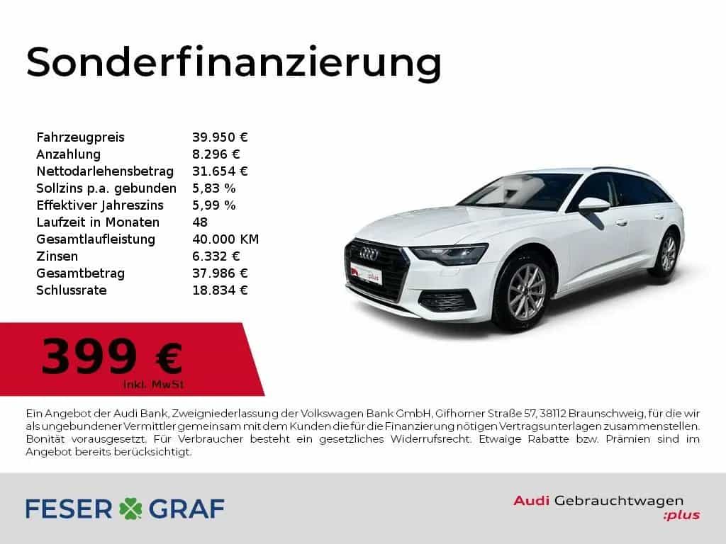 Audi A6 Avant 50 TDI quattro 360°Cam/4xSHZ/CarPlay/AC 09/2023-photo-0