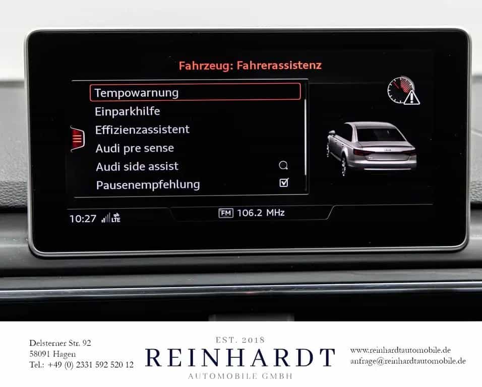 Audi A4 LIMOUSINE 40TFSi S LINE/BLACK/B&O/eGSD/360° 05/2019-photo-31