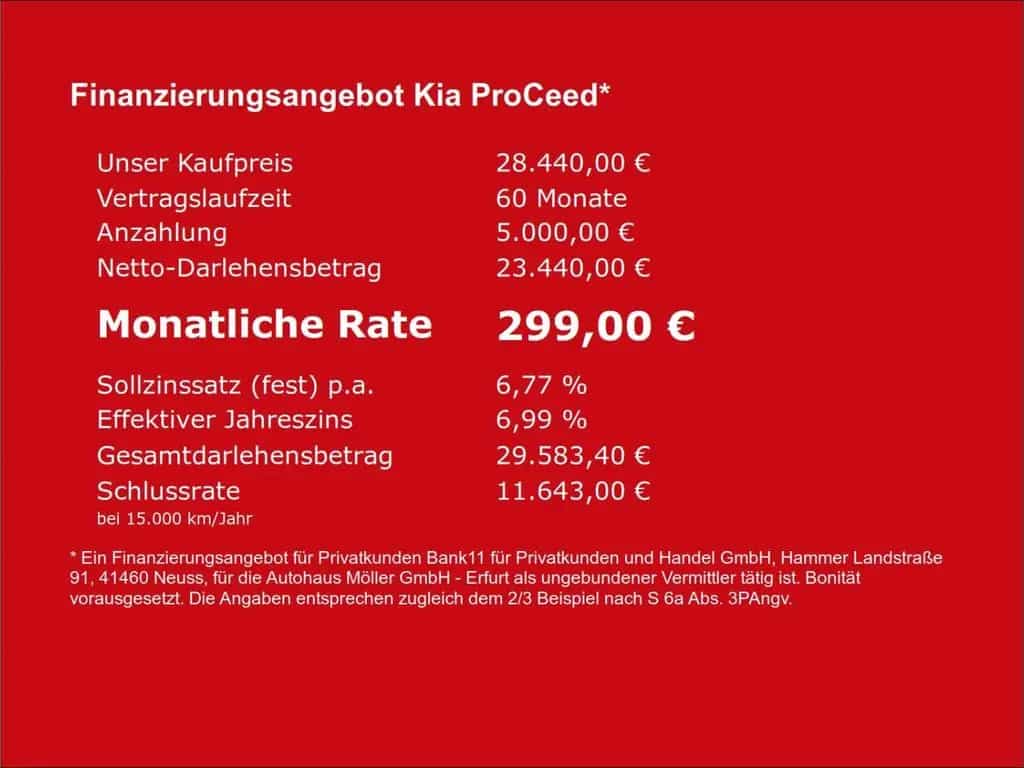Kia ProCeed 1.6T DCT7 GT Komfort Navi Kamera Totwink 03/2024-photo-16