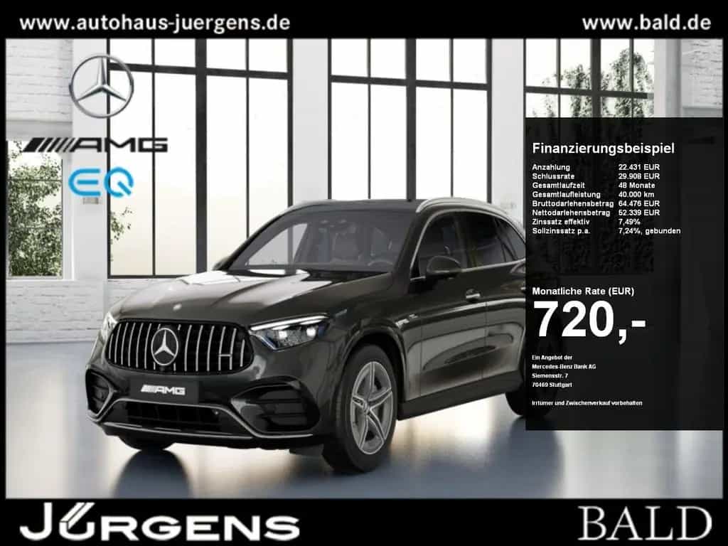 Mercedes-Benz GLC 43 AMG 4M Pano/AHK/Leder/DIGITAL/360/HAL/Mem 05/2025-photo-0