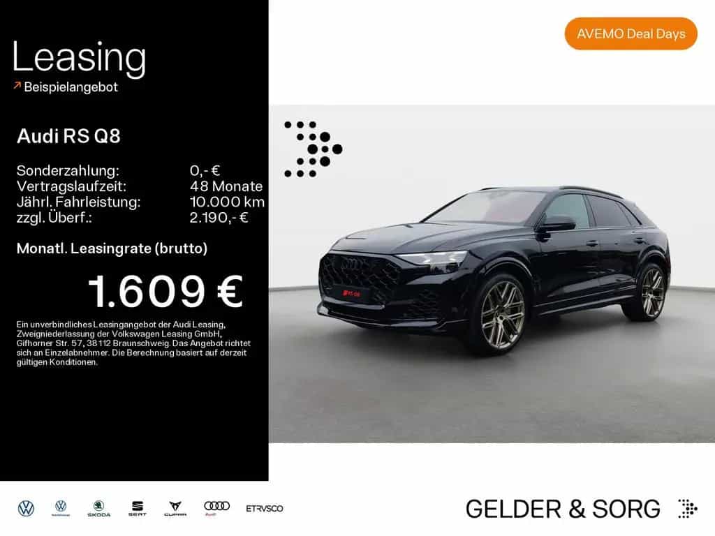 Audi RS Q8 SUV performance AHK*305kmh*FahrwerkAdv*StH null-photo-0