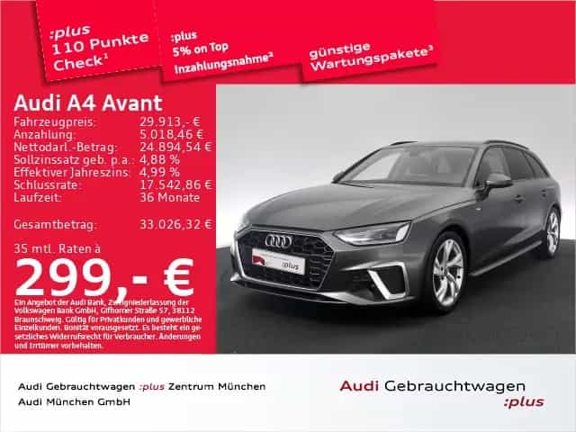 Audi A4 Avant 35 TDI S tronic S line Navi+ 02/2023-photo-0