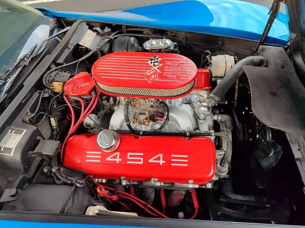 Corvette C3 original 454cui 7,4 V8 gerne Tausch 07/1974-photo-10