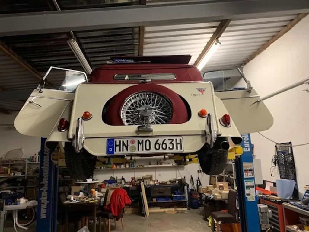 Morgan Plus 4 Drophead Coupe bildbübsch und sehr selten 01/1963-photo-5