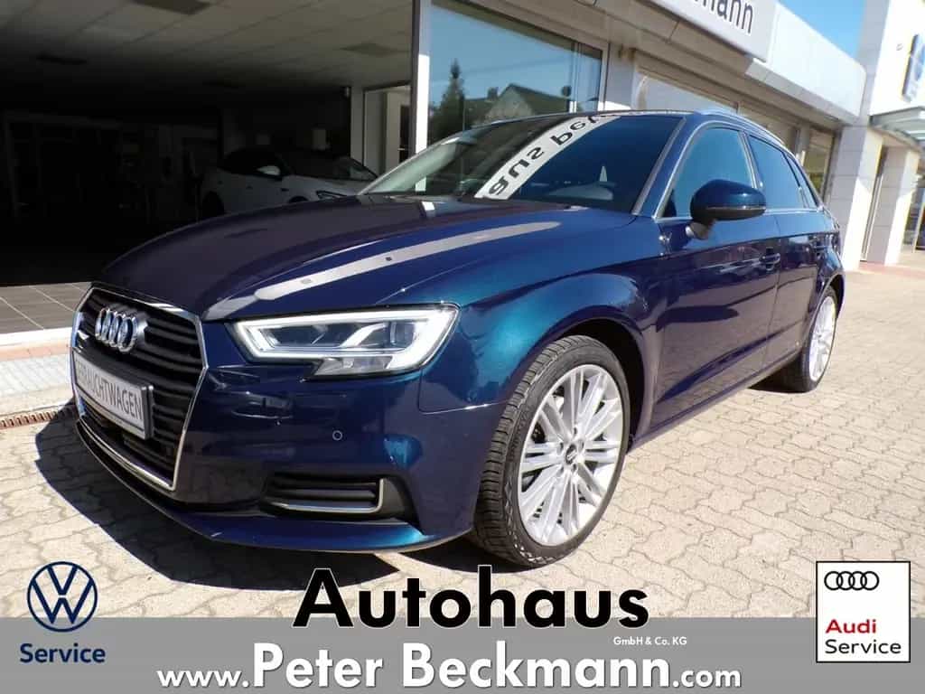 Audi A3 SPORTBACK 1.5TFSI*S-TRONIC*DESIGN*ACC*AHK*LED 02/2019-photo-0