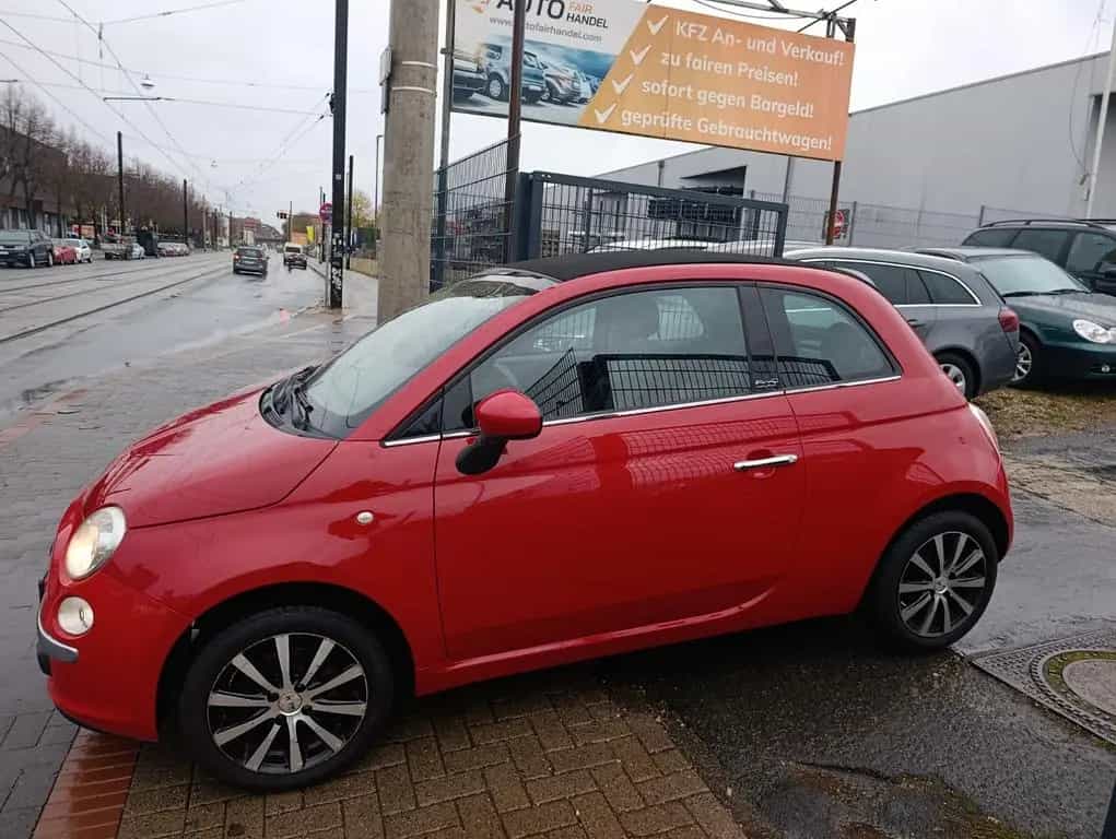 Fiat 500 Lounge*CABRIO*KLIMA*6GANG*100PS*SPORT*TÜV* 03/2010-photo-2