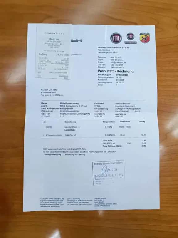 Abarth 595 Competizione *Service Neu * Navigation Beats 12/2016-photo-48