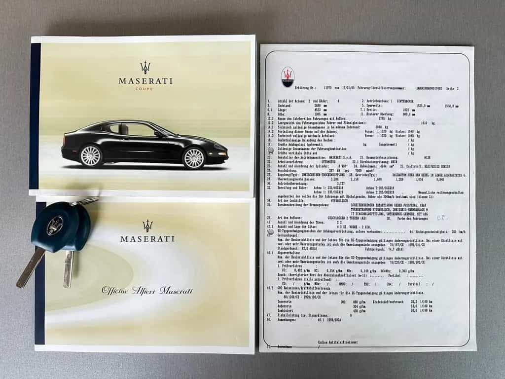 Maserati 4200 Coupe GT 390PS 1.Hand NAVI Leder PDC LM18" 03/2006-photo-26