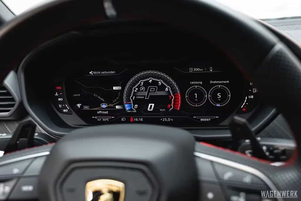 Lamborghini Urus ADAS ERSTBESITZ 22ZOLL B&O Q-CITURA PANORAM 04/2019-photo-14