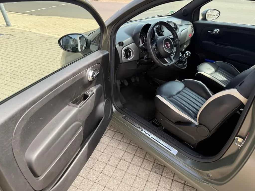 Fiat 500 S , Alpi Grün Matt, NAVI,Leder ,TüV 06.2027 03/2018-photo-15