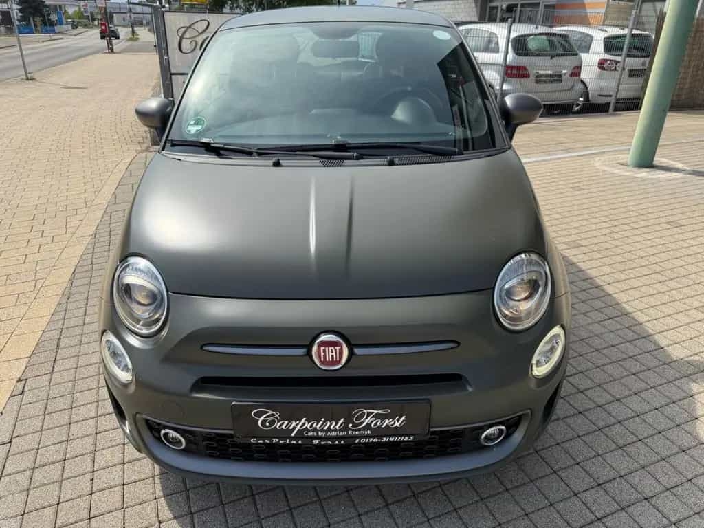 Fiat 500 S , Alpi Grün Matt, NAVI,Leder ,TüV 06.2027 03/2018-photo-3