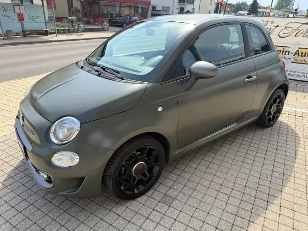 Fiat 500 S , Alpi Grün Matt, NAVI,Leder ,TüV 06.2027 03/2018-photo-6
