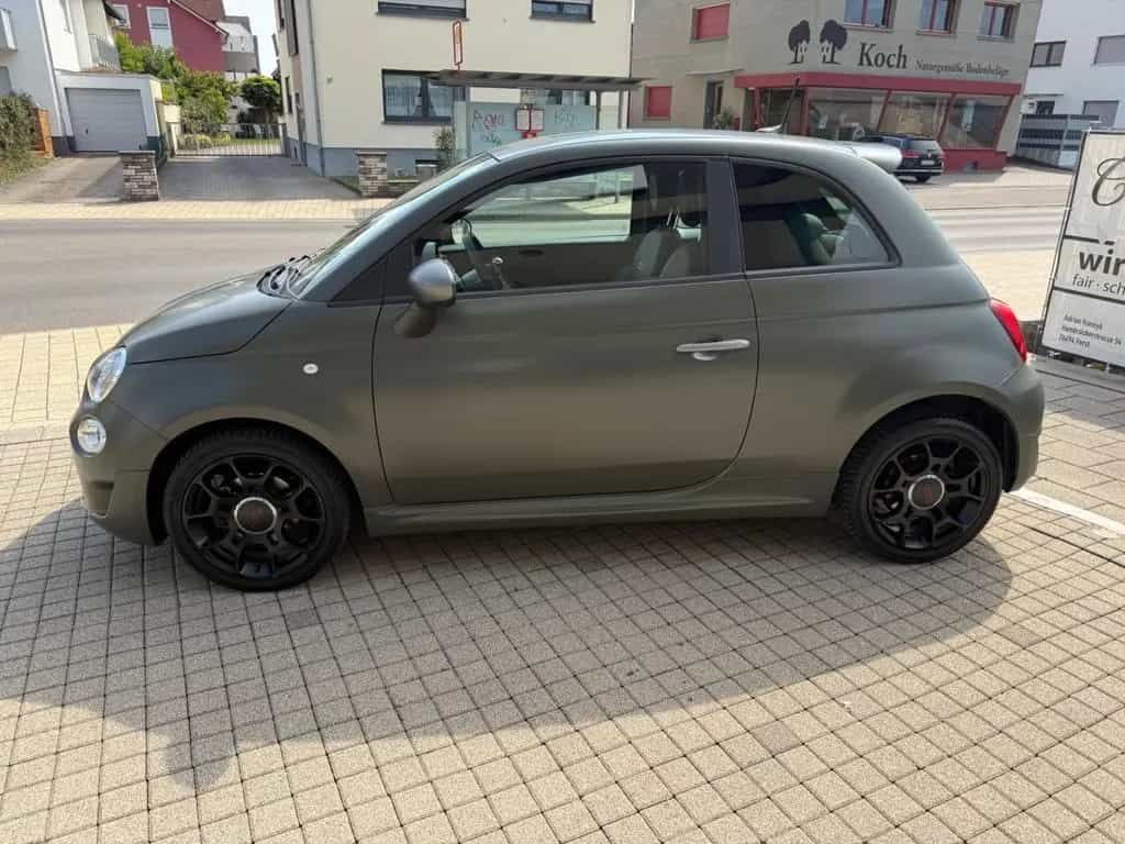 Fiat 500 S , Alpi Grün Matt, NAVI,Leder ,TüV 06.2027 03/2018-photo-7