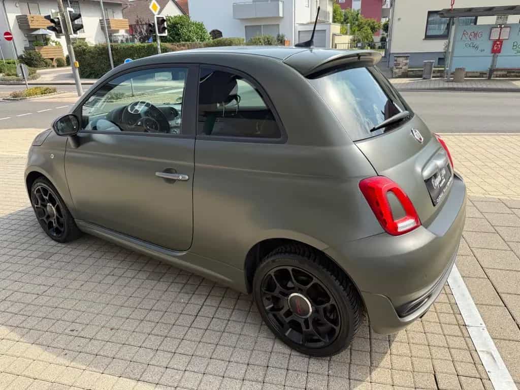 Fiat 500 S , Alpi Grün Matt, NAVI,Leder ,TüV 06.2027 03/2018-photo-8