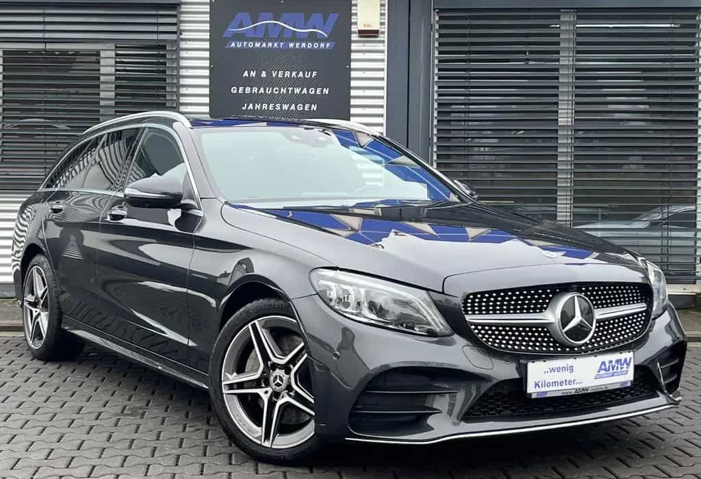 Mercedes-Benz C-Class 300 d 4Matic AMG-LINE PANO*BURMESTER*WIDESCREE 11/2020-photo-0