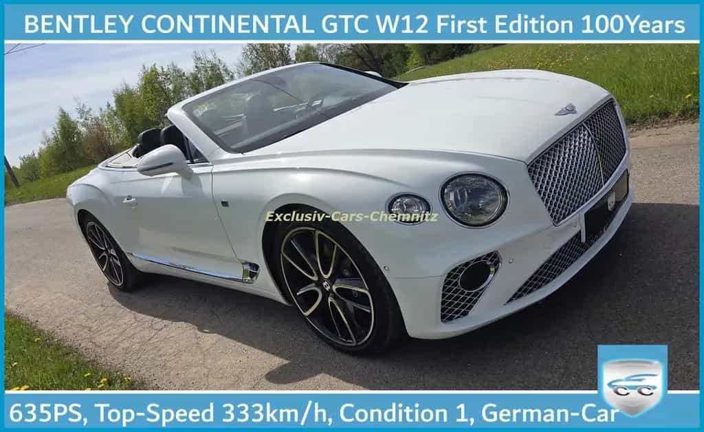 Bentley Continental GTC 100Year First Edition W12 635PS 05/2019-photo-0