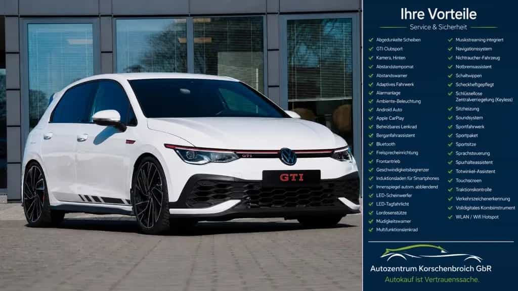 Volkswagen Golf VIII Lim. GTI Clubsport MIT 2 J. GARANTIE 08/2021-photo-0