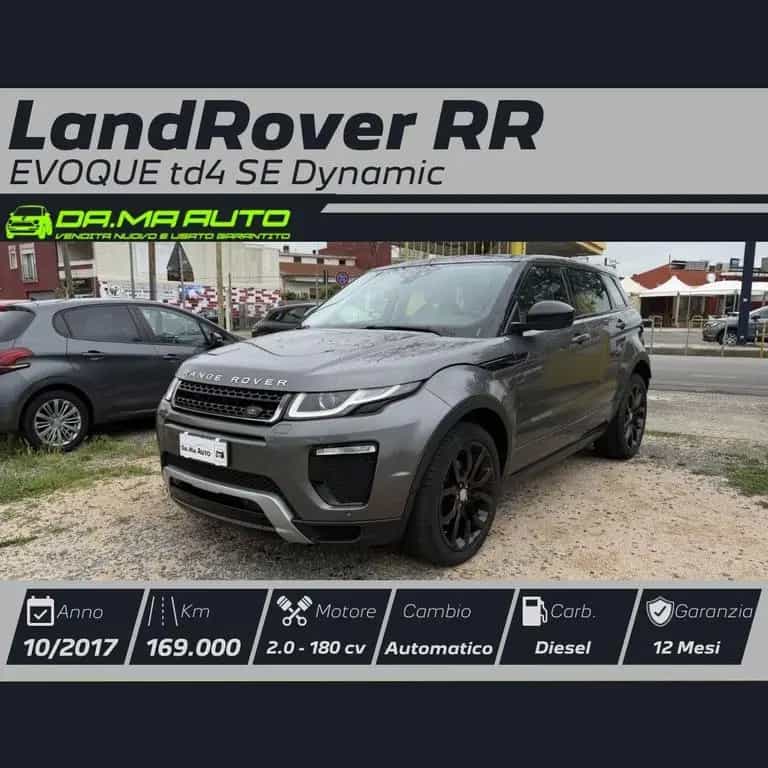 Land Rover Range Rover Evoque 2.0 TD4 180 CV 5p. SE Dy 10/2017-photo-0