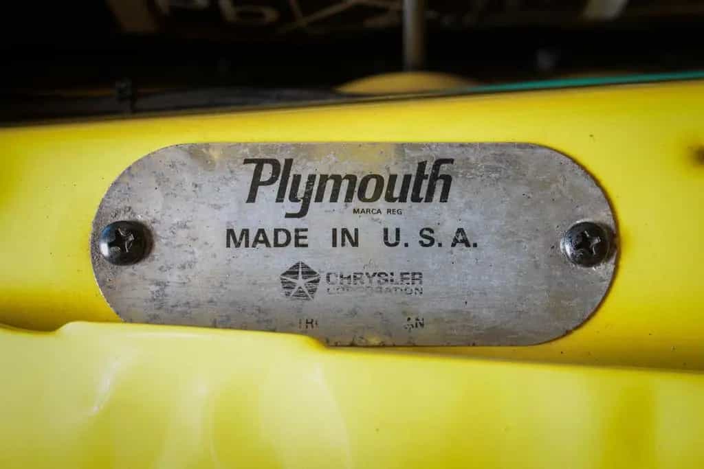 Plymouth Other Plymouth 'Cuda 383 Convertible Numbers Mat 04/1970-photo-30
