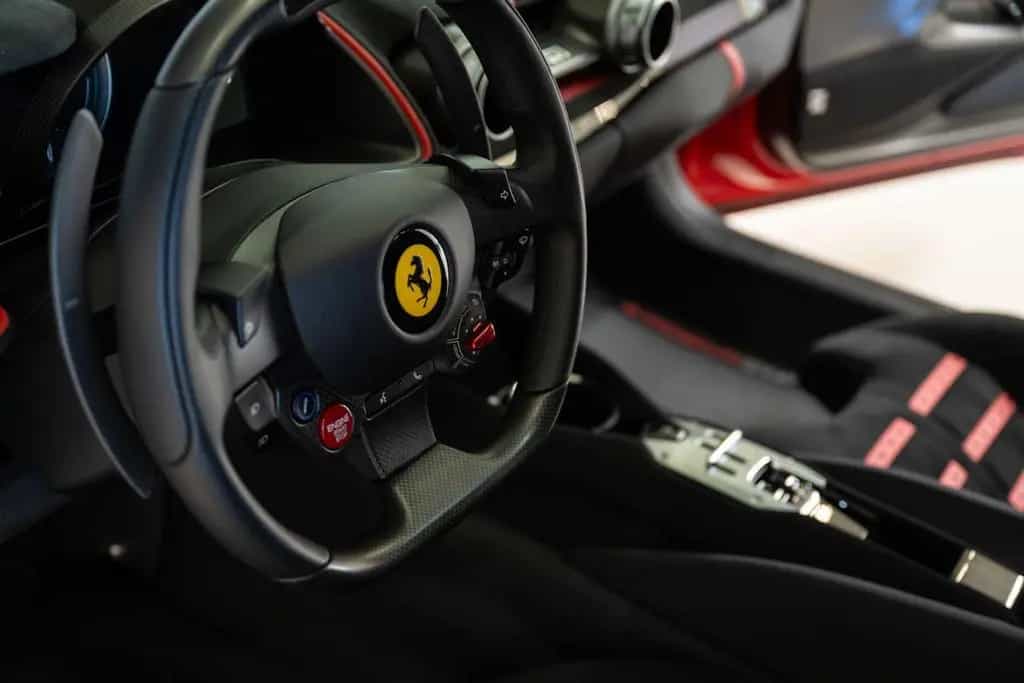 Ferrari 812 Competizione 6.5 V12, Rosso F1 2007, Carbon 01/2022-photo-16