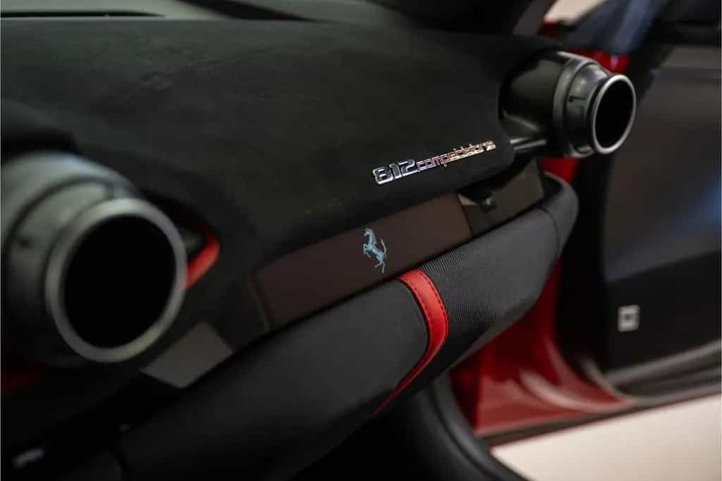 Ferrari 812 Competizione 6.5 V12, Rosso F1 2007, Carbon 01/2022-photo-19