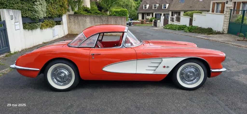 Corvette C1 1958 INJECTION BOITE AUTO 01/1958-photo-0