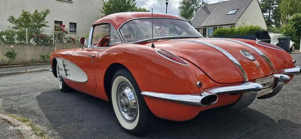 Corvette C1 1958 INJECTION BOITE AUTO 01/1958-photo-3