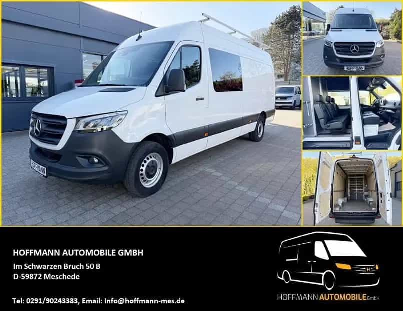 Mercedes-Benz Sprinter 319CDI 3,0L V6 Kasten L3H2 Mixto 6-Sitz 02/2021-photo-0