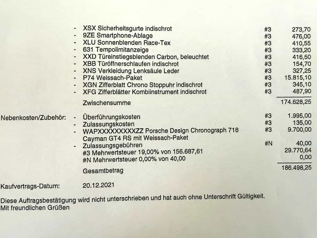 Porsche GT4 RS - Weissach - Lift - BOSE - Approved 09/27 09/2022-photo-14