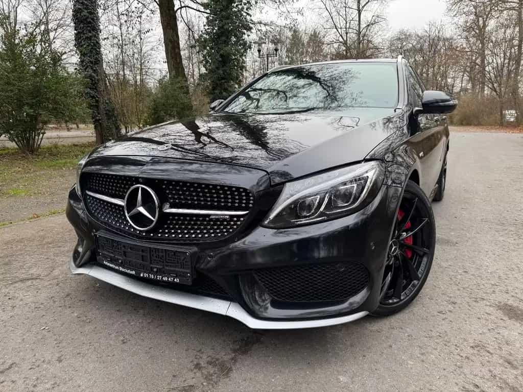 Mercedes-Benz C 43 AMG Super Optik rote Gurte Pano 08/2016-photo-0