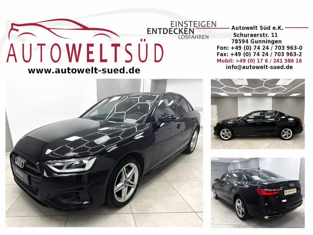 Audi A4 Limousine 40 TDI Quattro AHK Rcam LED Black N 04/2023-photo-0