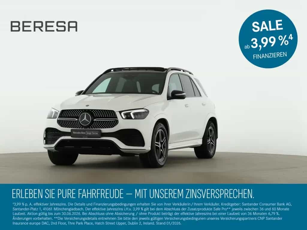 Mercedes-Benz GLE-Class 350 d 4M AMG Night Pano AHK Burmester 360 07/2019-photo-0