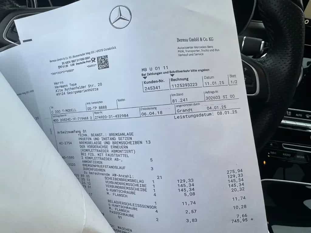 Mercedes-Benz C 200 T CGI/PANO/LEDER/HUD/KAM/AMG 04/2018-photo-40