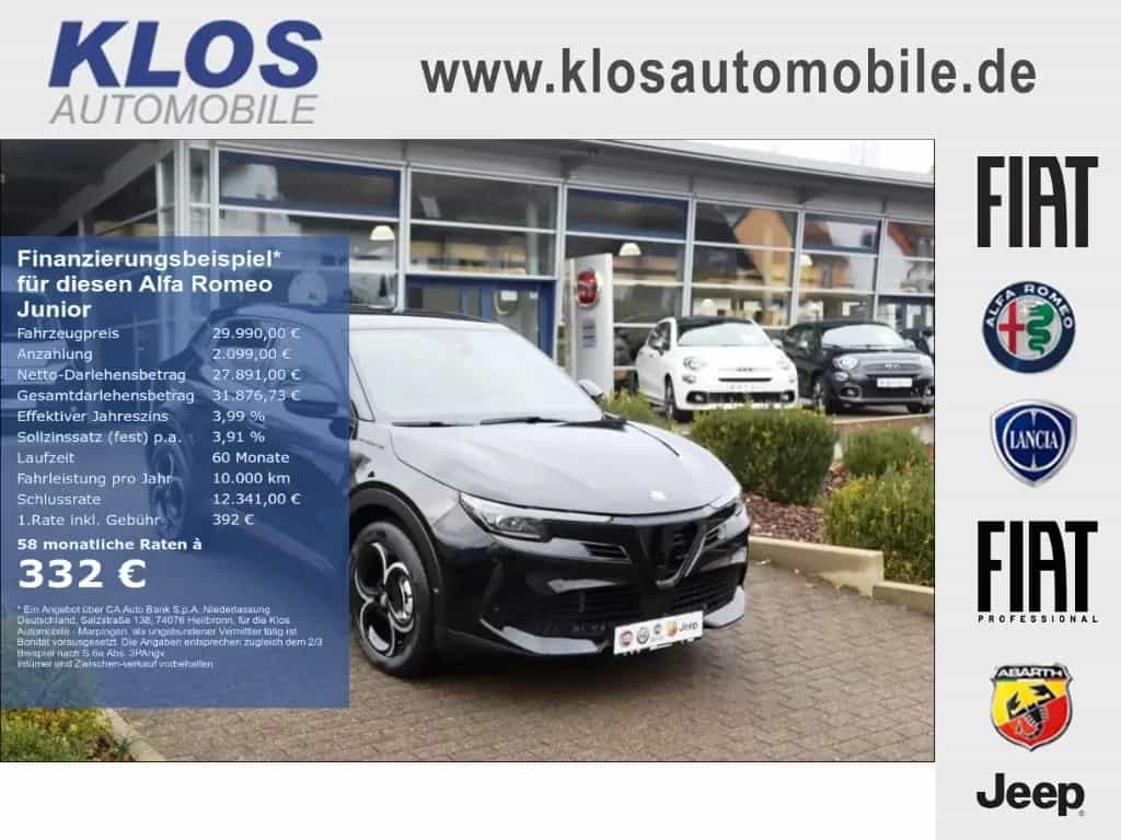 Alfa Romeo Junior IBRIDA SPECIALE 1.2 VGT 145PS DCT6 SCHIEB 10/2025-photo-0