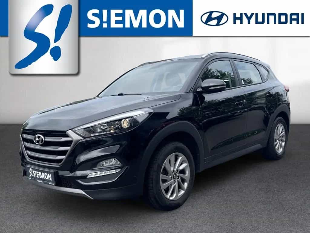 Hyundai TUCSON blue 2WD 1.6 GDI Trend AHK Temp SHZ PDC 06/2016-photo-0
