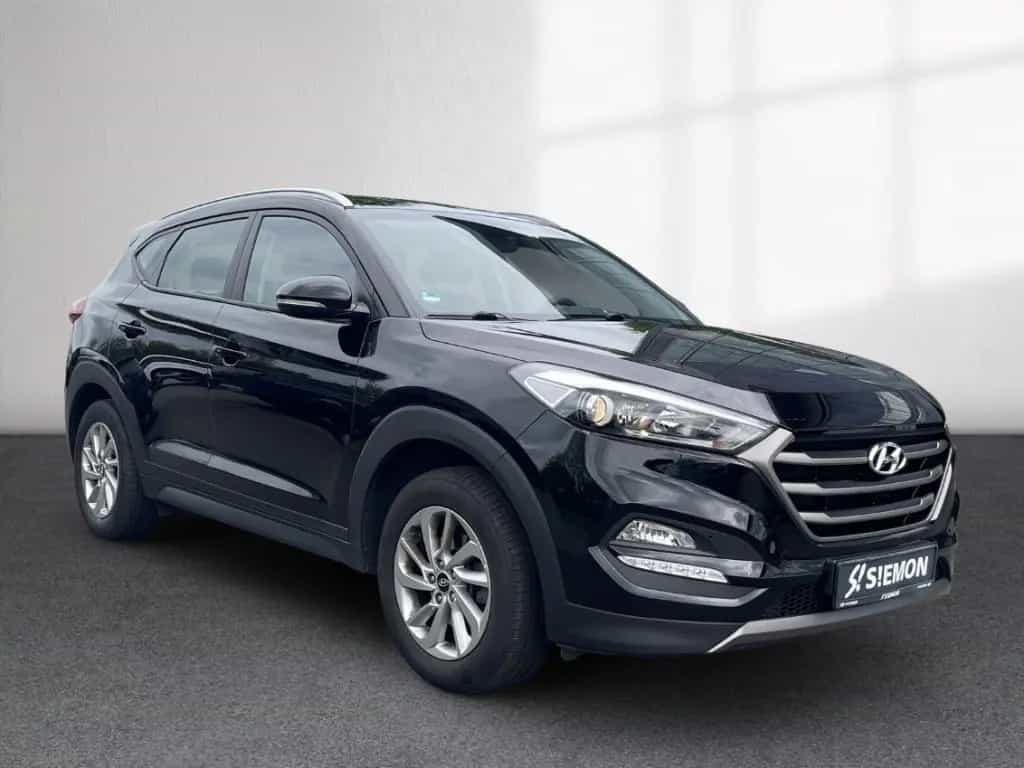 Hyundai TUCSON blue 2WD 1.6 GDI Trend AHK Temp SHZ PDC 06/2016-photo-6