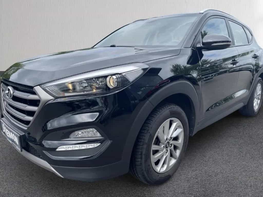 Hyundai TUCSON blue 2WD 1.6 GDI Trend AHK Temp SHZ PDC 06/2016-photo-8