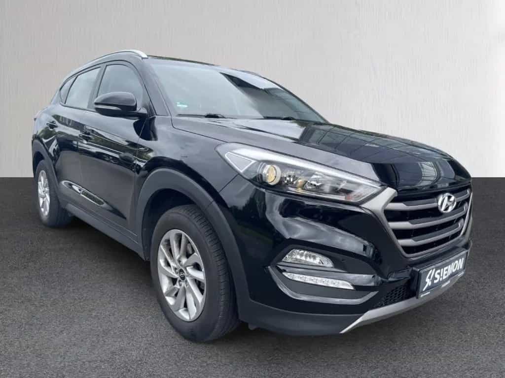 Hyundai TUCSON blue 2WD 1.6 GDI Trend AHK Temp SHZ PDC 06/2016-photo-9