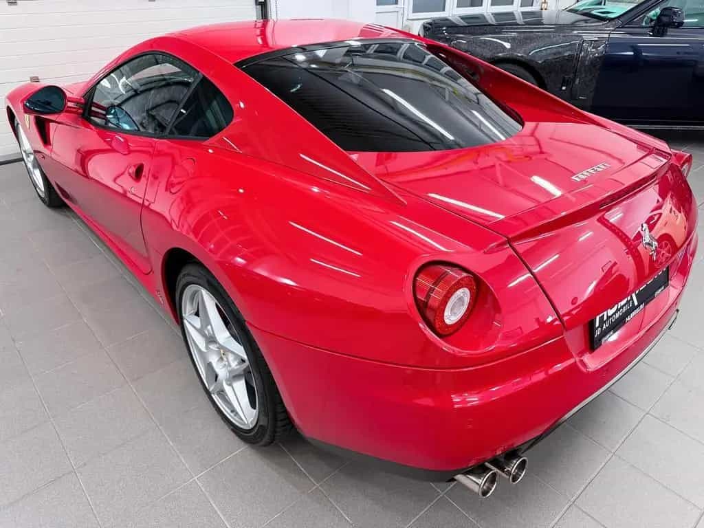 Ferrari 599 GTB F1 Carbon Rosso Corsa Racing Seats V12 07/2007-photo-11