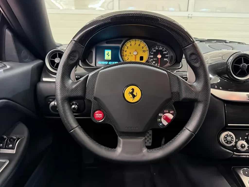 Ferrari 599 GTB F1 Carbon Rosso Corsa Racing Seats V12 07/2007-photo-32